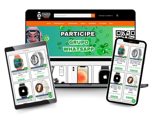 Criação e desenvolvimento de site para afiliado Mercado Livre, Magalu, Shopee e Amazon.